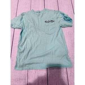 Salt Life Stay Salty Pocket Tee Shirt Size M